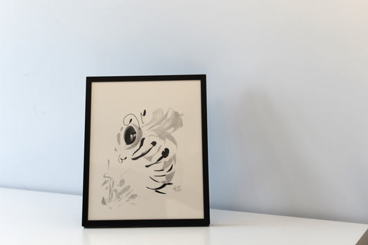 Édition limitée - Abeille noir et blanc