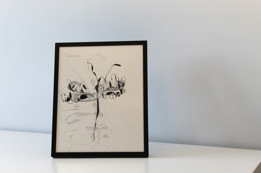 Édition limitée - Libellule noir et blanc